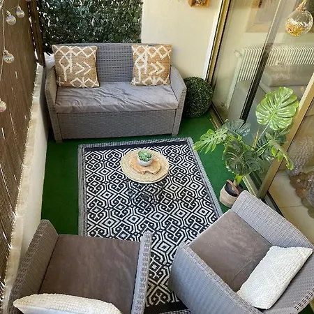 Appartement Centre De Les Pins 100m Plages Easy Check-in